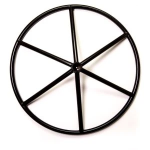 Roue à main en acier de carbone de soudure